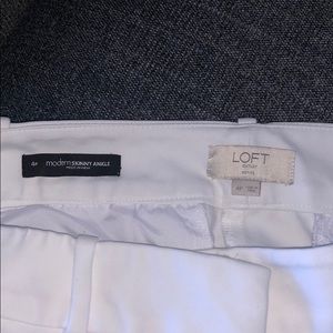 Lot of 3 Dress Slacks in Black White & Tan